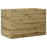 vidaXL Jardinière 70x40x46 cm bois de pin imprégné