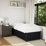 vidaXL Cadre de lit Noir 100x200 cm Velours