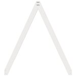 vidaXL Toit de lit pour enfants blanc 209x85 5x88cm bois de pin massif