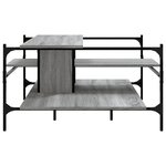 vidaXL Table basse sonoma gris 100x100x48 5 cm bois d'ingénierie