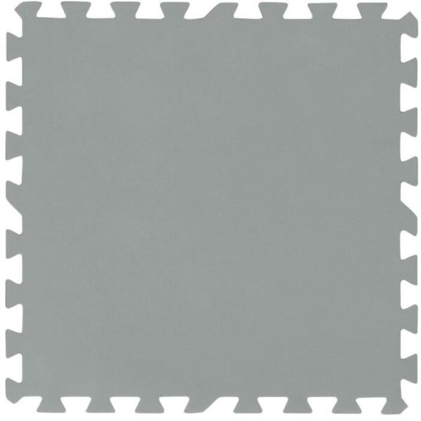 Bestway tapis de sol gris pour piscine  9 pieces  50 x 50 cm  2 25m² de surface couverte