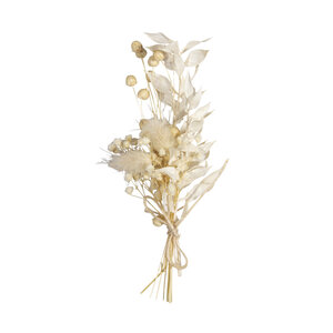 Bouquet de fleurs séchées - ivoire