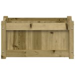 vidaXL Jardinière 60x31x31 cm bois de pin imprégné
