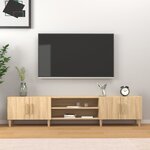 vidaXL Meubles TV chêne sonoma 180x31 5x40 cm bois d'ingénierie