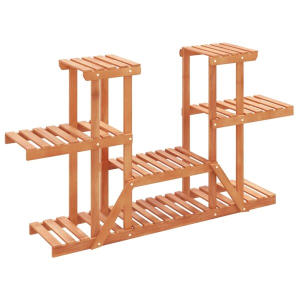 vidaXL Support à fleurs 110x25x73 cm bois massif de sapin