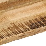 vidaXL Dessus de table bord vivant 60x60x2 5 cm bois de manguier brut