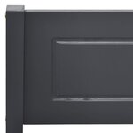 vidaXL Cadre de lit sans matelas bois massif de pin gris 100x200 cm
