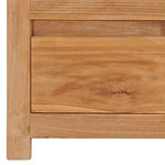 vidaXL Meuble TV 135x30x35 cm bois de teck massif