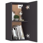 vidaXL Meubles TV 2 Pièces Gris 30 5x30x60 cm Bois d’ingénierie