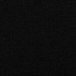 vidaXL Canapé à 2 places Noir 140 cm Tissu