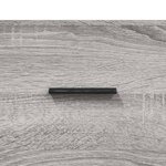 vidaXL Buffet Sonoma gris 34 5x34x90 cm Bois d'ingénierie