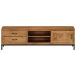 vidaXL Meuble TV Bois de manguier massif 140 x 30 x 40 cm
