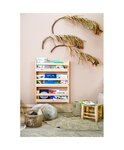 Tapis coton lavable Mini Monstera olive - 75 x 100 cm