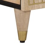 vidaXL Meuble TV 80x31x46 cm bois massif de manguier