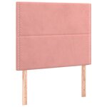 vidaXL Cadre de lit sans matelas rose 90x190 cm velours