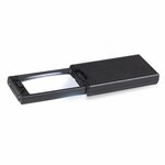 Loupe de poche extractible LED - grossissement X2 et X45 -  noir