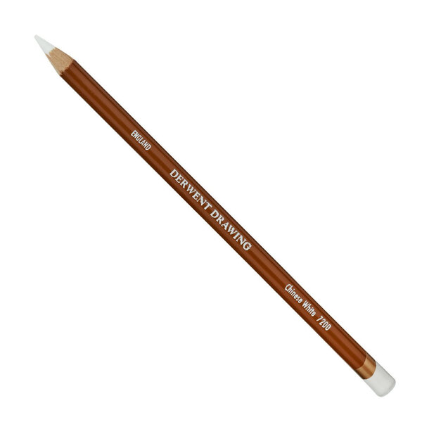 Crayon de couleur Derwent Drawing Blanc chinois 7200