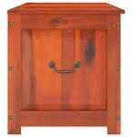 vidaXL Coffre de rangement avec couvercle marron bois massif d'acacia