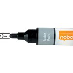 Marqueurs liquid ink noir ogive boîte 10 nobo