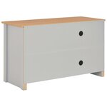 vidaXL Meuble TV Gris 95 x 39 x 58 cm