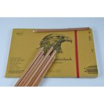 SM-LT Carnet- Dessin - Kraft - 24 5x17 6cm - 24  feuilles - 90 gsm
