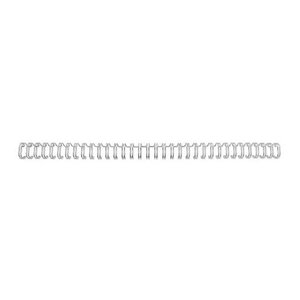 Lot de 100 Peignes métalliques WireBind format A4 capacité 70 feuilles 8mm blanc GBC