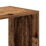 vidaXL Bibliothèque vieux bois 102x32x108 cm bois d'ingénierie