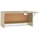 vidaXL Garde-robe chêne sonoma 70x32 5x35 cm bois d'ingénierie
