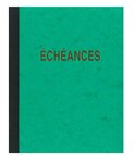 Cahier piqûre 'Echéances' 230 x 180 mm vertical 24 lignes 96 pages ELVE