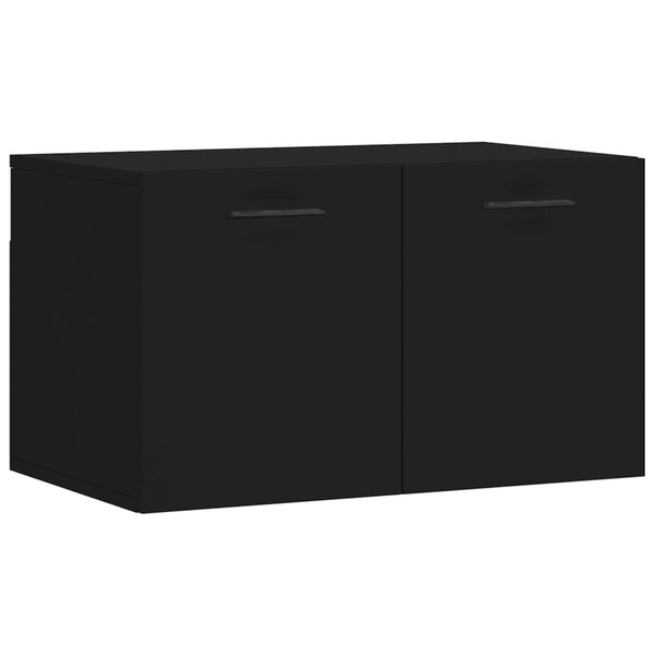 vidaXL Armoire murale Noir 60x36 5x35 cm Bois d'ingénierie