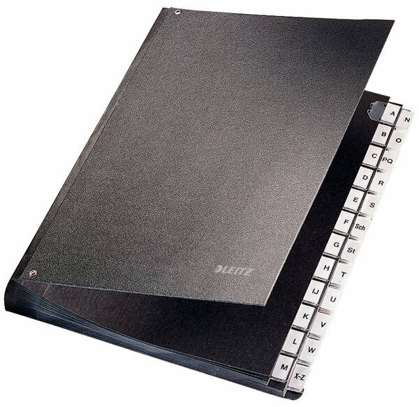 Classeur-trieur A-Z Nombre de compartiments 24 Noir LEITZ