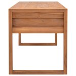 vidaXL Meuble TV 140x40x45 cm Bois de teck