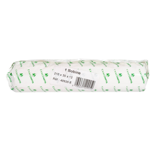 Bobine fax thermique 55g 210x50mx12 mm 30 m EXACOMPTA
