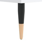 vidaXL Buffets 2 Pièces blanc bois d'ingénierie