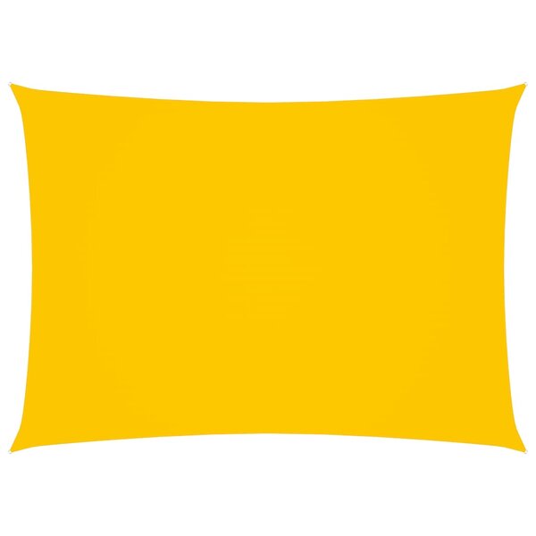 vidaXL Voile de parasol Tissu Oxford rectangulaire 2x4 5 m Jaune