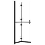 vidaXL Paroi de douche pliable Verre ESG transparent 80x190 cm