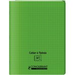 OXFORD C9 Cahier 24x32, 96 pages, 90g, Seyès (grands carreaux) couverture polypropylène avec rabat