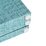 vidaXL Cloison de séparation pliable 160 x 170 cm Papillon Bleu