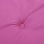vidaXL Coussin de banc de jardin rose 150x50x4 cm tissu oxford