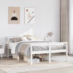 vidaXL Lit pour personne âgée avec tête de lit sans matelas 150x200 cm