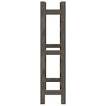 vidaXL Casier à bouteilles pour 42 bouteilles gris bois pin solide