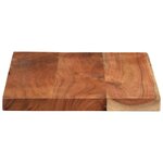 vidaXL Dessus de table 50x40x2 5 cm rectangulaire bois massif d'acacia