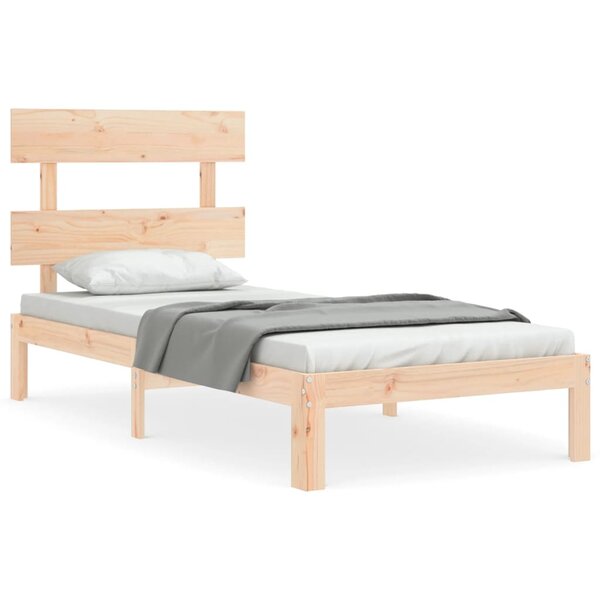 vidaXL Cadre de lit sans matelas bois de pin massif