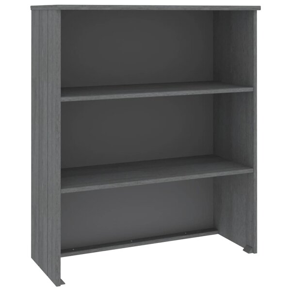 vidaXL Dessus de buffet HAMAR Gris foncé 85x35x100 cm Bois de pin