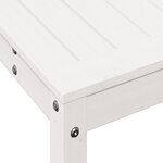 vidaXL Table de rempotage avec étagère 108x35x75 cm bois massif de pin