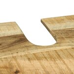 vidaXL Meuble sous lavabo 55x35x60 cm Bois massif en manguier brut