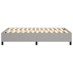 vidaXL Cadre de lit sans matelas gris clair 120x200 cm tissu