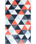 Tapis d'intérieur Triangle 200 x 290 cm - Rouge