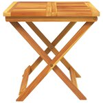 vidaXL Table pliable de jardin 50x50x50 cm bois d'acacia solide