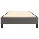 vidaXL Cadre de lit sans matelas gris 100x200 cm similicuir